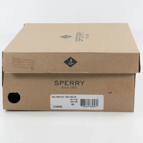 Sperry Women's Saltwater Duck Boot 'Tan Green' STS90998F Rain Boots size 6 - 11 - Picture 10 of 14